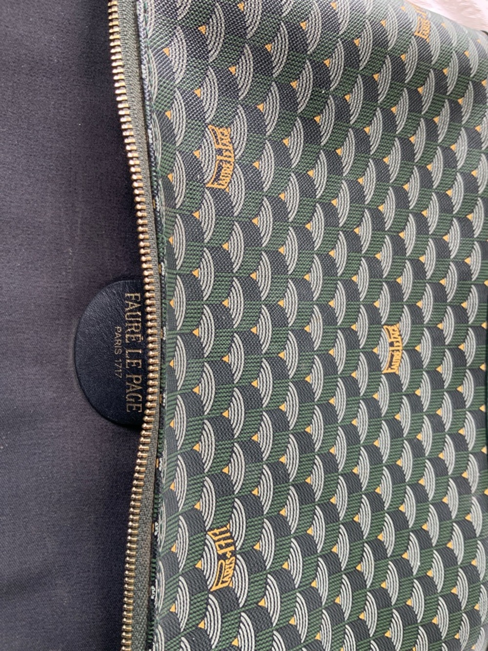 SALE🌟Faure Le Page Pouchette Zip 29 Green🌿🌷 - Picture 13 of 16